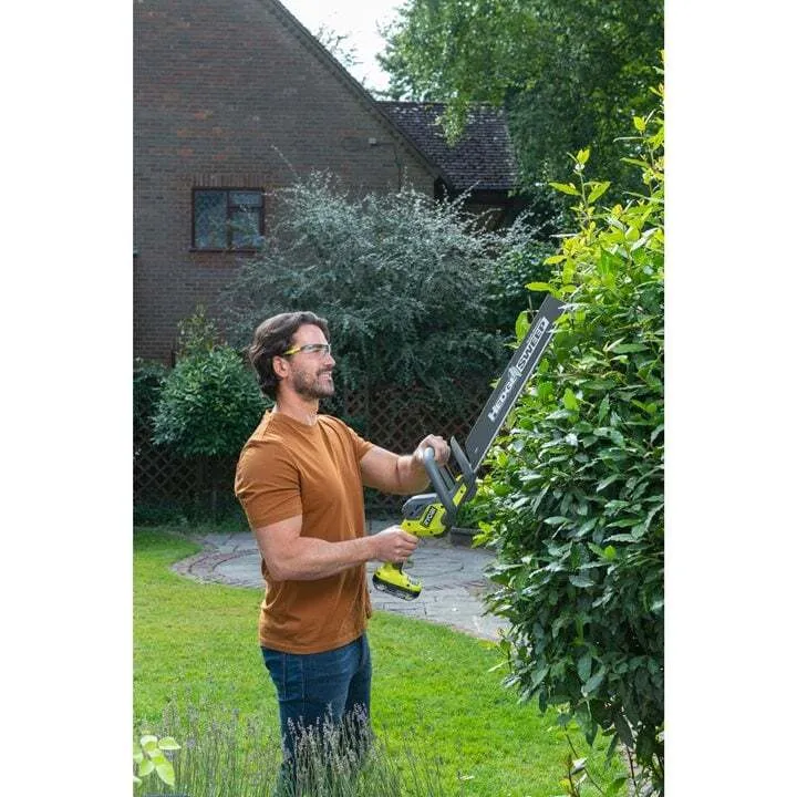 RYOBI RY18HT45A-0 Akku-Heckenschere (45 cm Schwert ohne Akku/Lader im Karton)