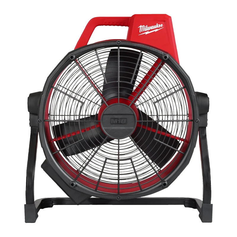 Milwaukee M18 ARFHP-0 Akku-Hybrid-Ventilator (Luftstrom: 5.775 m³/h, Kabel & Akku kompatibel, bis 9 h Laufzeit mit 5 Ah, ohne Akku)
