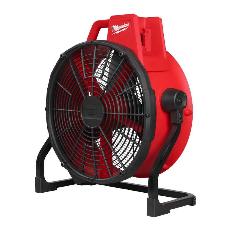 Milwaukee M18 ARFHP-0 Akku-Hybrid-Ventilator (Luftstrom: 5.775 m³/h, Kabel & Akku kompatibel, bis 9 h Laufzeit mit 5 Ah, ohne Akku)