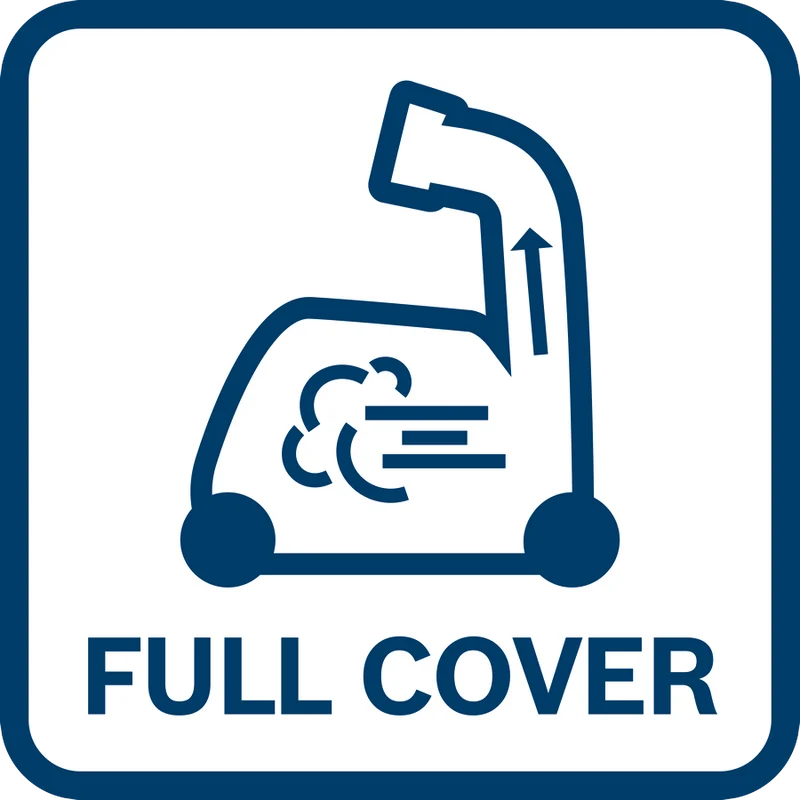 Bosch Professional GDE 230 FC-S Absaughaube Full Cover für 230 mm Winkelschleifer (1600A003DL)