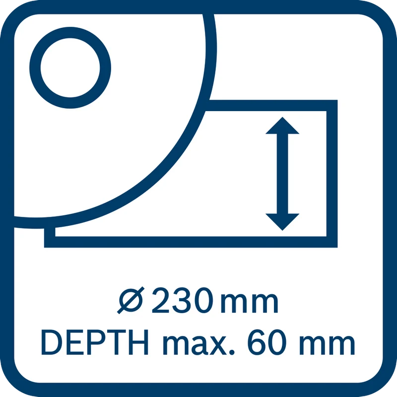 Bosch Professional GDE 230 FC-S Absaughaube Full Cover für 230 mm Winkelschleifer (1600A003DL)