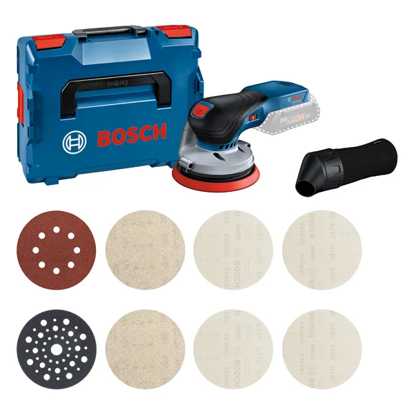 Bosch Professional GEX 18V-125 Akku-Exzenterschleifer ohne Akku/Lader in L-Boxx 136