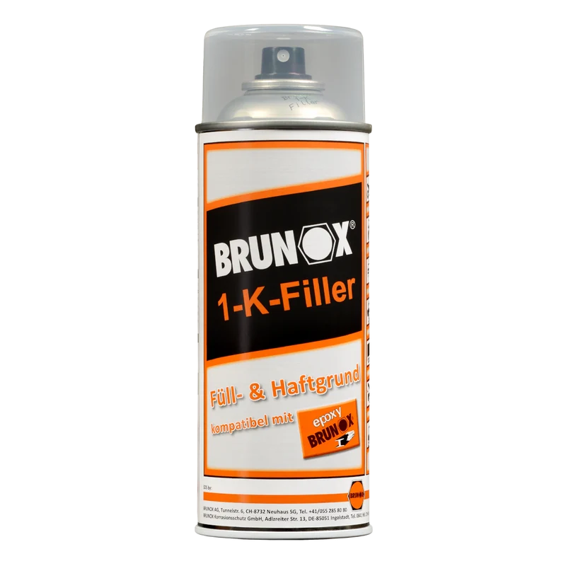 BRUNOX 1-K-Filler Füll- und Haftgrund Korrosionsschutz 400 ml Spraydose (BR0.40KFiller)