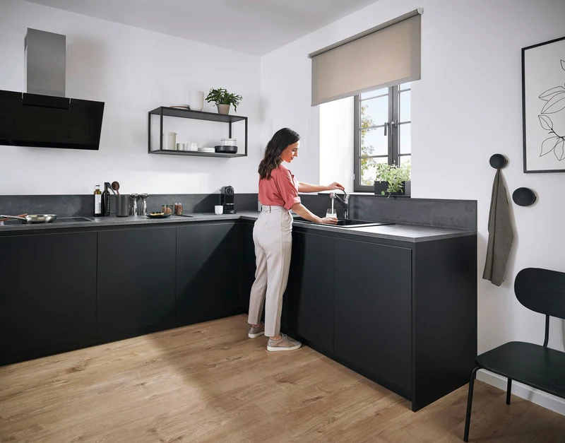 Hansgrohe Talis M52 ComfortZone 170 Einhebel-Küchenmischer mit Eco-Ausziehbrause in Chrom