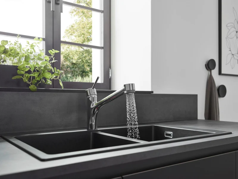 Hansgrohe Talis M52 ComfortZone 170 Einhebel-Küchenmischer mit Eco-Ausziehbrause in Chrom