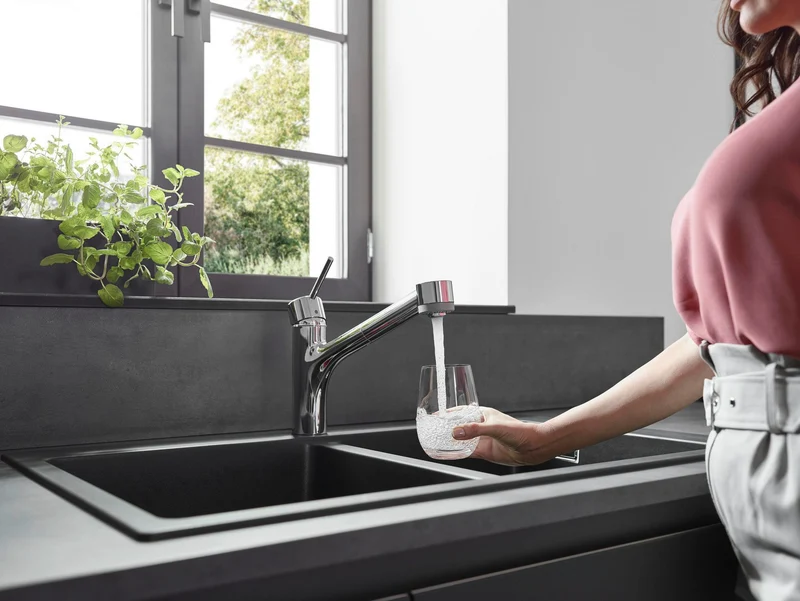 Hansgrohe Talis M52 ComfortZone 170 Einhebel-Küchenmischer mit Eco-Ausziehbrause in Chrom