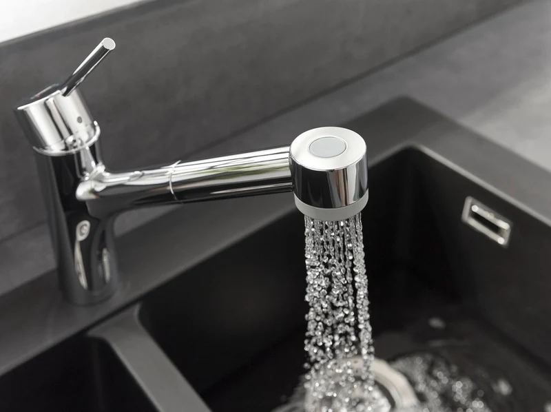 Hansgrohe Talis M52 ComfortZone 170 Einhebel-Küchenmischer mit Eco-Ausziehbrause in Chrom