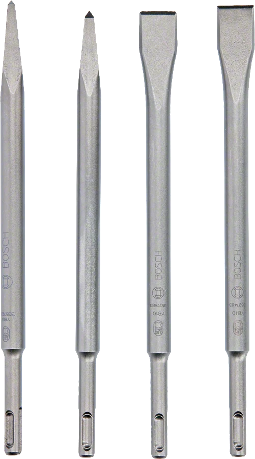Bosch PRO SDS plus-4C Meißel Set (Spitzmeißel, Flachmeißel, 4 tlg.)