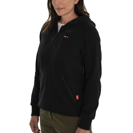 Milwaukee M12 HHLBL1-0 12 V Akku-Heiz-Kapuzenpullover Hoody Damen schwarz ohne Akku und Ladegerät S - XL