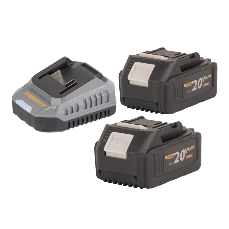 Procraft Industrial HD20B-BB Akku Kombihammer 20 V 5 J SDS plus Brushless + 2x Akku 4,0 Ah + Ladegerät