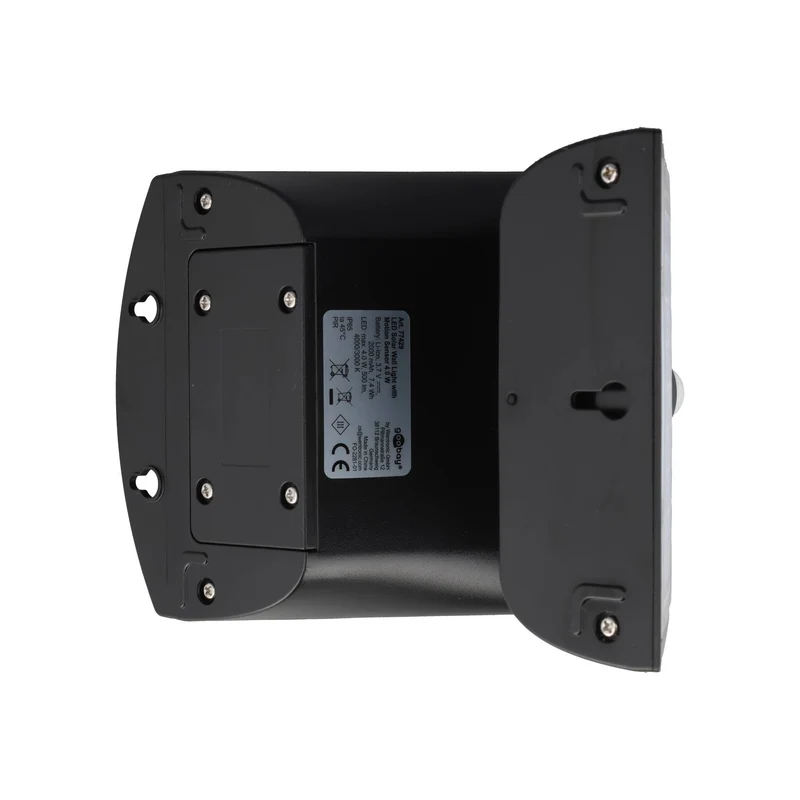 Goobay LED-Solar-Wandleuchte mit Bewegungsmelder, 4 W, austauschbarer Akku