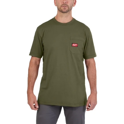 Milwaukee Arbeits-T-Shirt WTSS mit UV-Schutz kurzärmlig