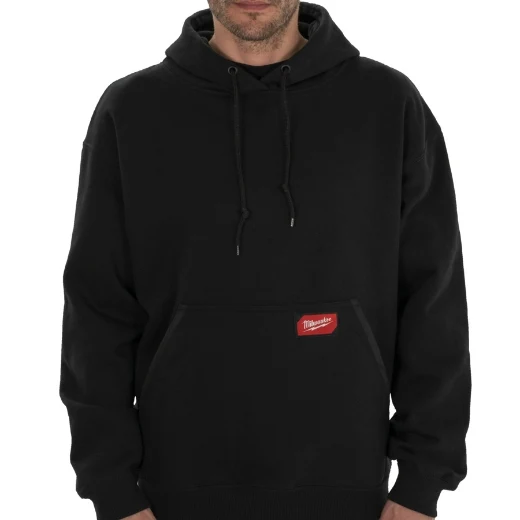 Milwaukee Arbeits-Kapuzenpullover WHB schwarz in Größe S/M/L/XL/XXL