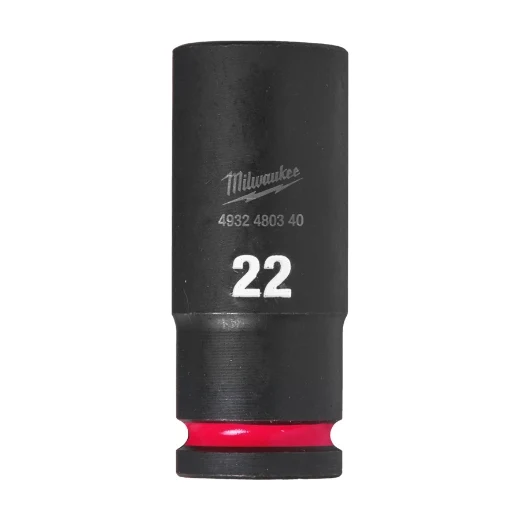 Milwaukee 22 x 78 mm SHOCKWAVE Schlagnuss 1/2" lang