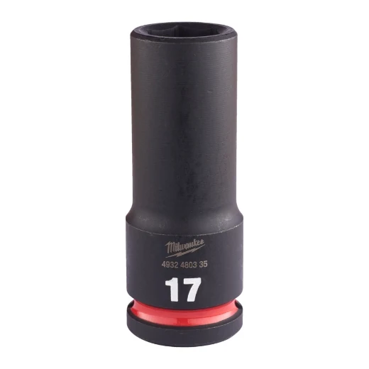 Milwaukee Shockwave Schlagnuss 1/2" vierkant lang 17 x 78 mm (4932480335)
