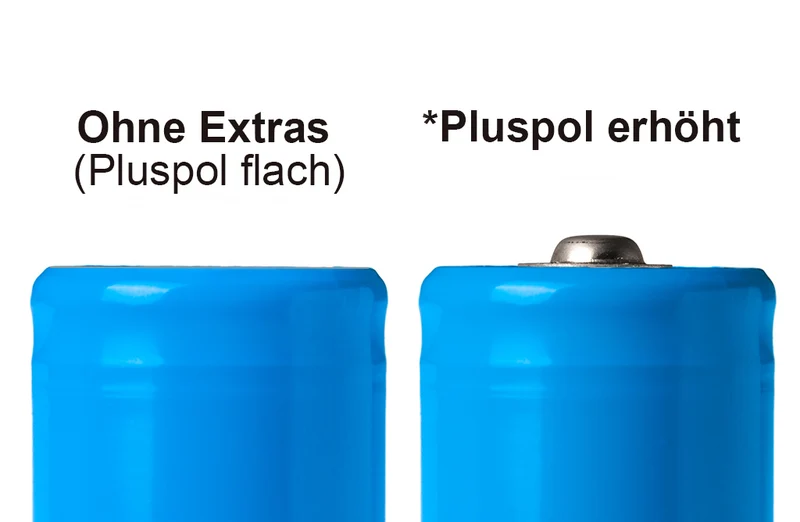 Keeppower 26650C Li-Ionen-Akku 3,6V - 3,7V mit 5500mAh Kapazität und 15A Entladestrom