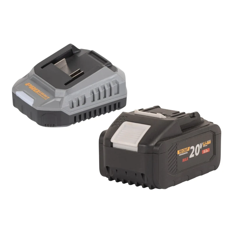 Procraft Industrial HD20B-BB Akku Kombihammer 20 V 5 J SDS plus Brushless + 1x Akku 8,0 Ah + Ladegerät