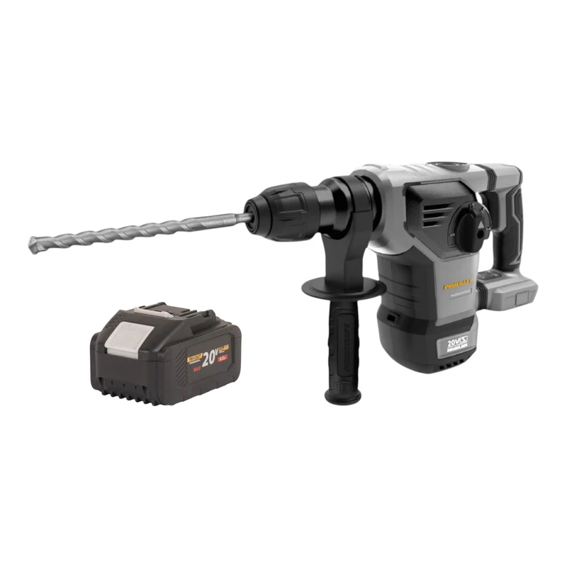 Procraft Industrial HD20B-BB-C Akku Kombihammer 20 V 5 J SDS plus Brushless + 1x Akku 8,0 Ah + Koffer - ohne Ladegerät
