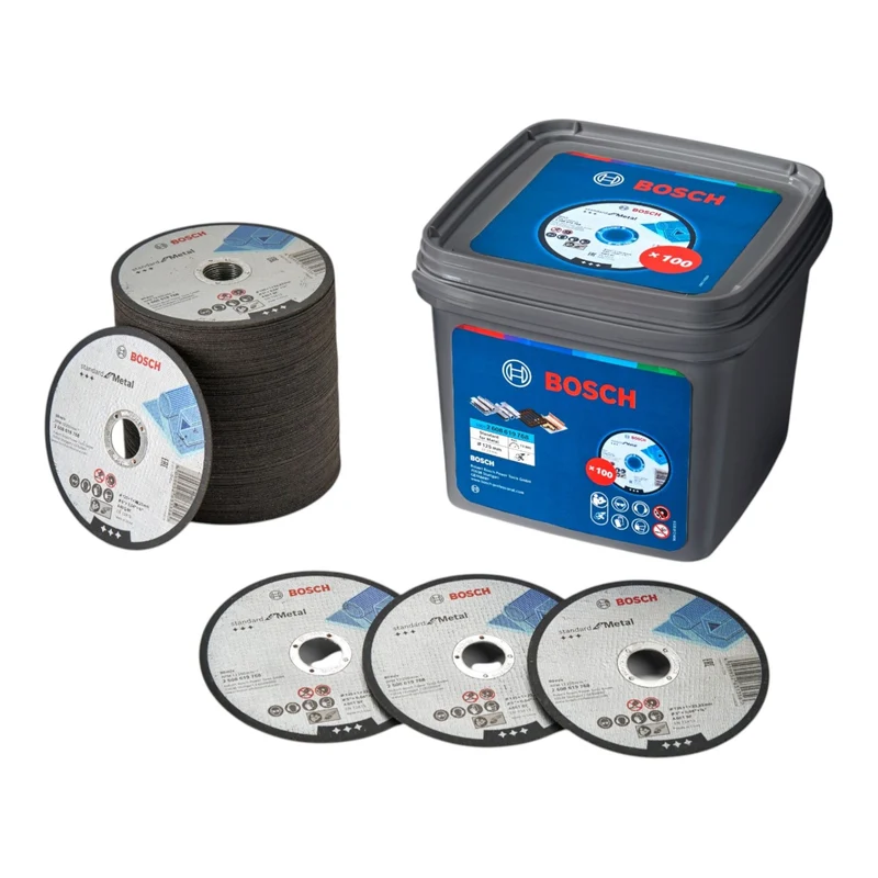 Bosch Standard for Metal Trennscheiben Set 125 x 1,0 mm 100 Stück ( 061599765G ) im Eimer