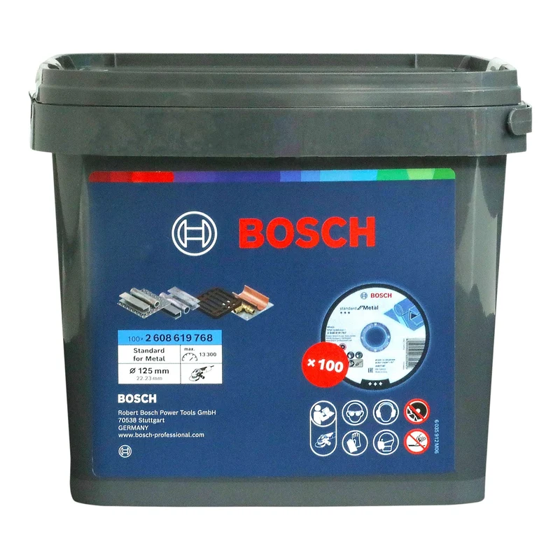 Bosch Standard for Metal Trennscheiben Set 125 x 1,0 mm 100 Stück ( 061599765G ) im Eimer