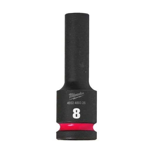 Milwaukee 8 x 78 mm SHOCKWAVE Schlagnuss 1/2" lang
