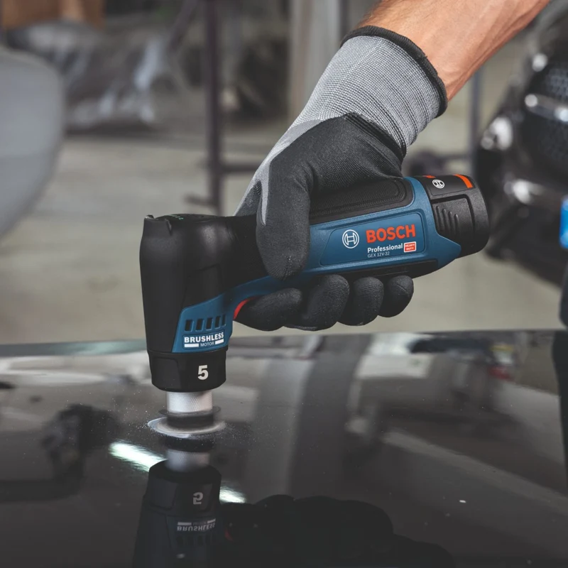 Bosch GEX 12V-32 Akku Exzenterschleifer 12 V 32 mm Brushless + 1x Akku 3,0 Ah + Ladegerät