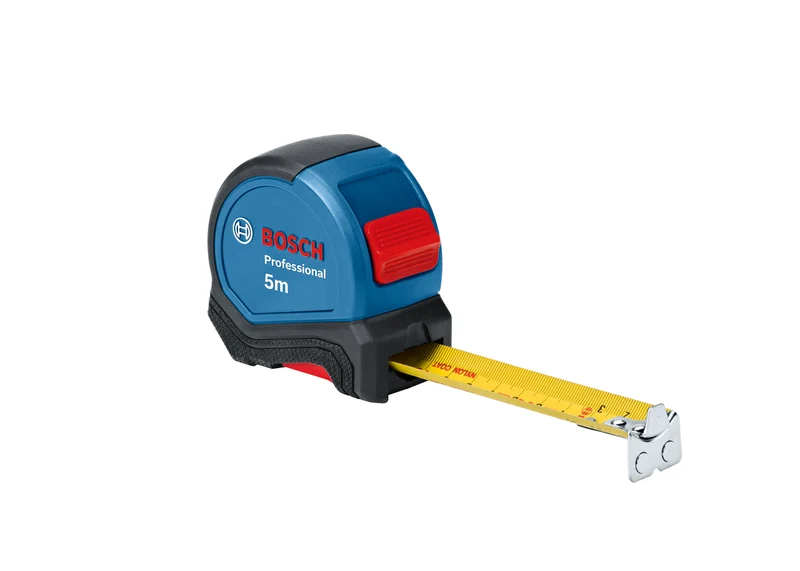 Bosch PRO Handwerkzeug-Set 13-tlg. (25 cm Wasserwaage, 5 m Bandmaß, Universalmesser, 10 Trapezklingen)