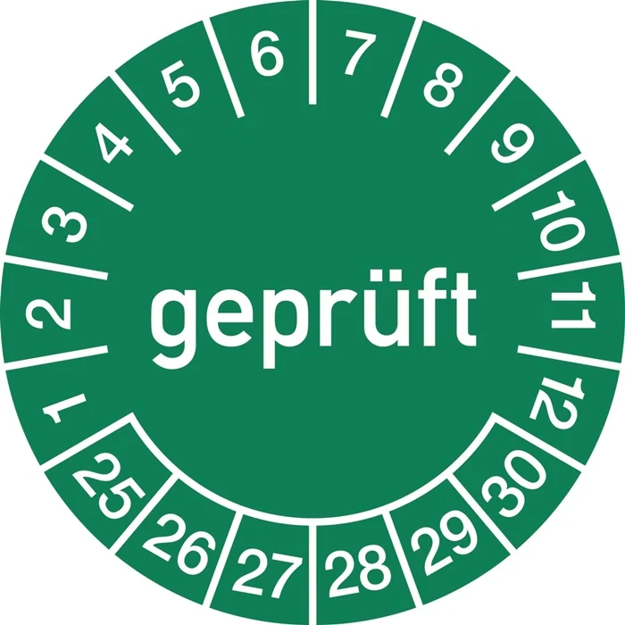 Mehrjahresprüfplakette Ø 30 mm ( 9000477124 )