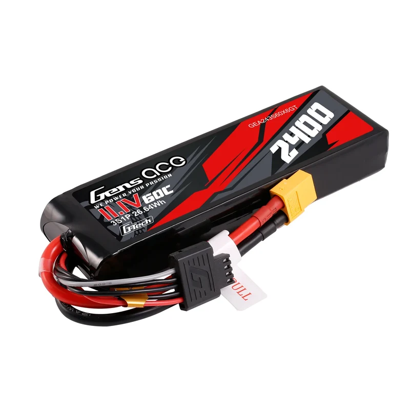 Gens ace G-Tech 2400mAh 3S 11,1V 60C LiPo-Akku mit XT60-Stecker