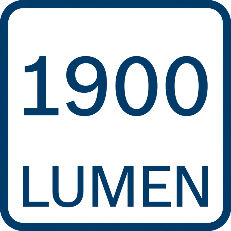Bosch Professional GLI 18V-1900 Akku-Bauleuchte 1900 Lumen ohne Akku/Lader (0601446400)