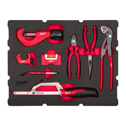 Milwaukee Packout Einlage Sanitär - Werkzeuge 8 tlg. (4932493639)