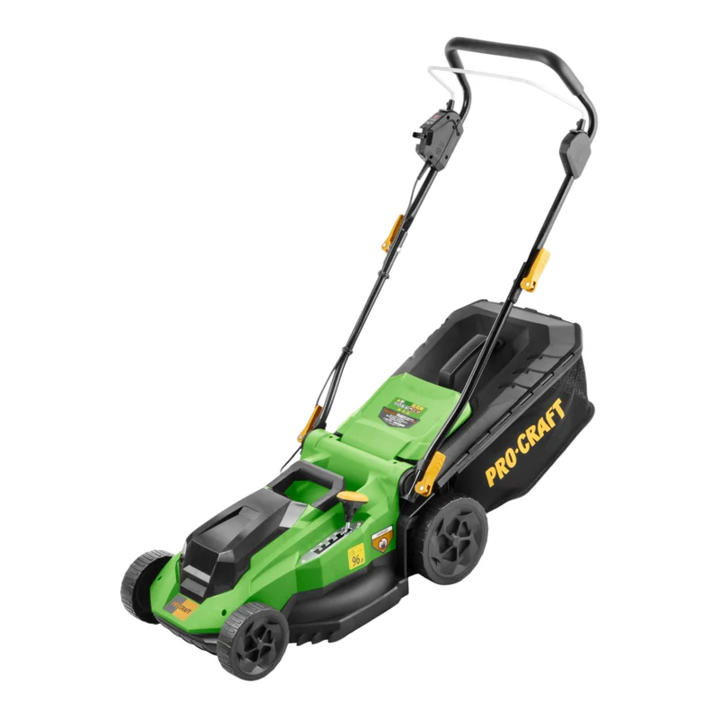 Procraft PLM21bb Akku Rasenmäher 40 V ( 2x 20 V ) 380 mm Brushless + 4x Akku 8,0 Ah + Ladegerät
