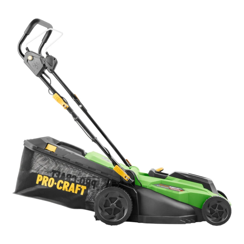 Procraft PLM21bb Akku Rasenmäher 40 V ( 2x 20 V ) 380 mm Brushless + 4x Akku 4,0 Ah + Ladegerät