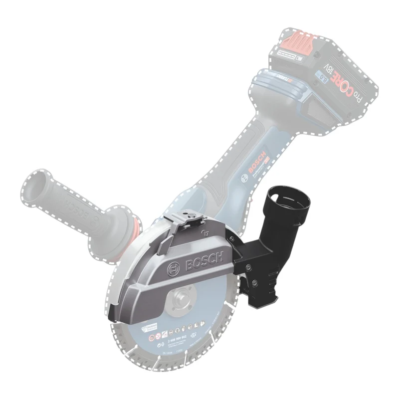 Bosch GDE 180-CG Professional Absaughaube ( 1600A033ZB ) für 180 mm Winkelschleifer