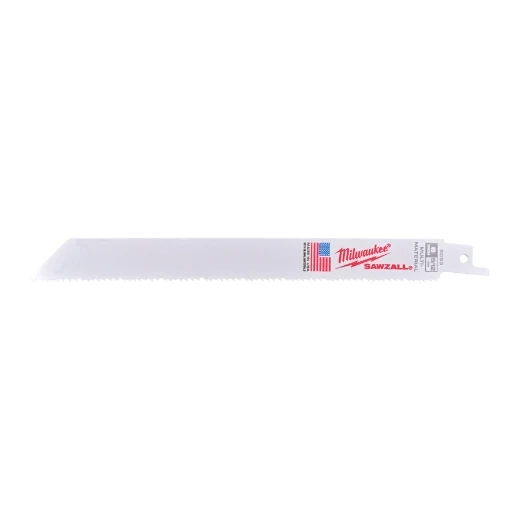 Milwaukee 200 x 3,2/2,1 mm (8/12 TPI) Säbelsägeblatt General Purpose, flexibel