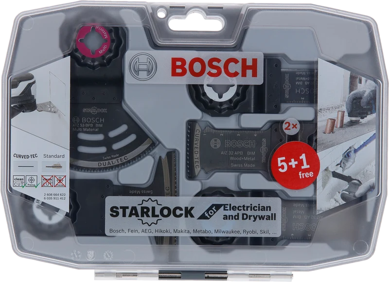 Bosch Starlock Set Best for Electrician AII / AIZ 6 tlg.