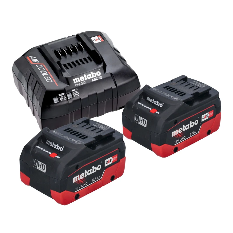 Prebena PKT-3-J55 Akku Nagler 18 V 16 - 55 mm CAS + 2x LiHD Akku 5,5 Ah + Ladegerät