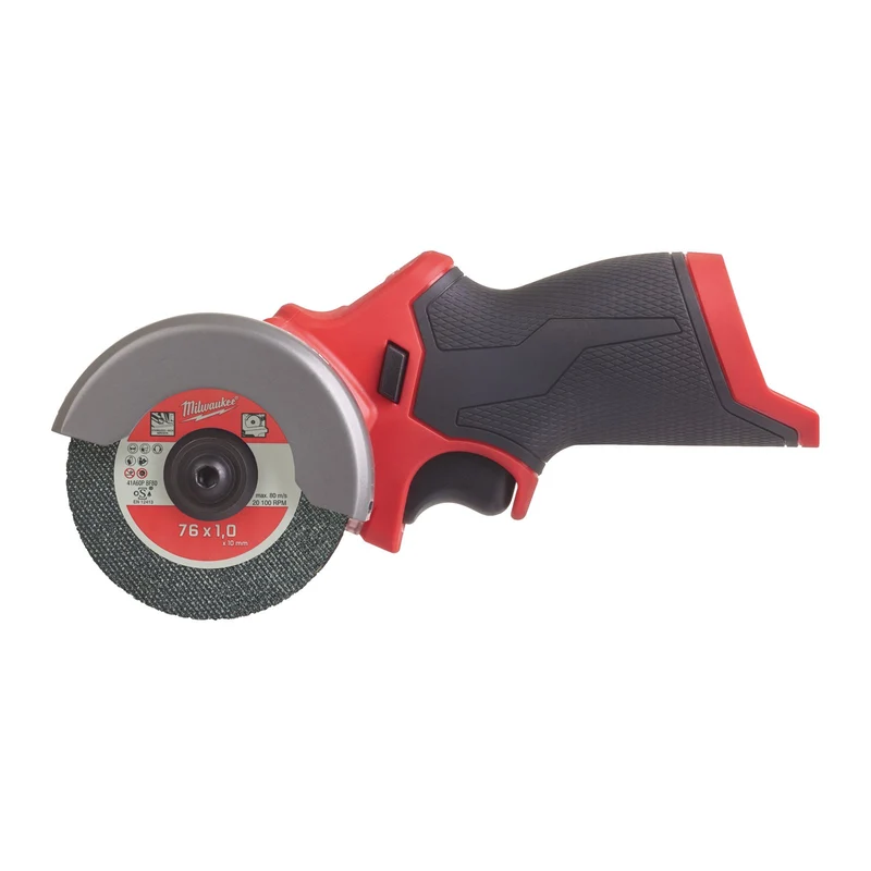 Milwaukee Akku-Multimaterialschneider M12 FCOT-0 (Scheiben-Ø: 76 mm, Drehzahl: bis 20000 U/min, ohne Akku, inkl. 3 Trennscheiben)
