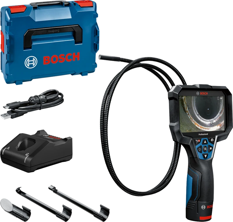 Bosch Professional GIC 12V-5-27 C Akku-Inspektionskamera mit Akku/Lader in L-Boxx 136 (0601241401)