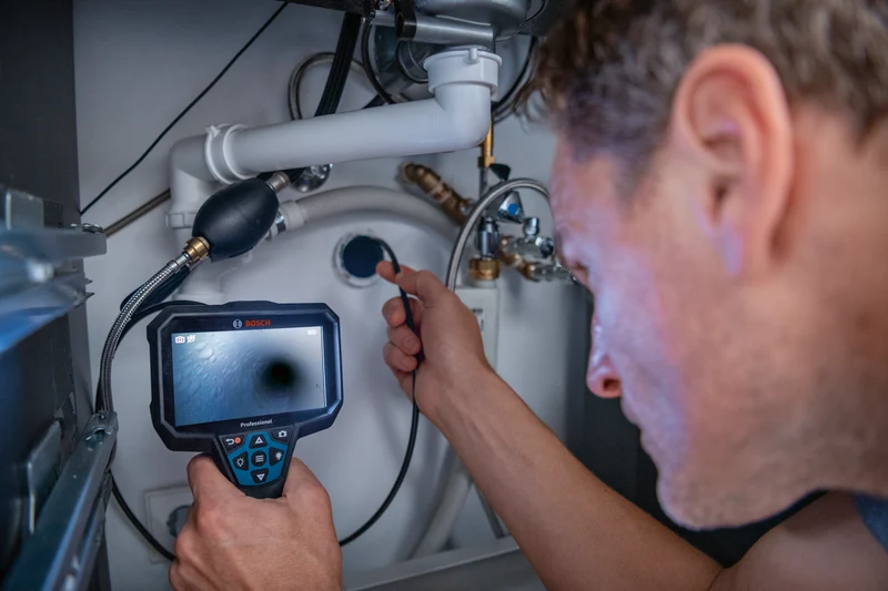 Bosch Professional GIC 12V-5-27 C Akku-Inspektionskamera mit Akku/Lader in L-Boxx 136 (0601241401)