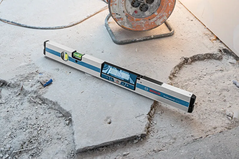 Bosch Digitaler Neigungsmesser GIM 60 (Messbereich: 0° - 360° (4 x 90°), Länge: 60 cm, inkl. Batterien)