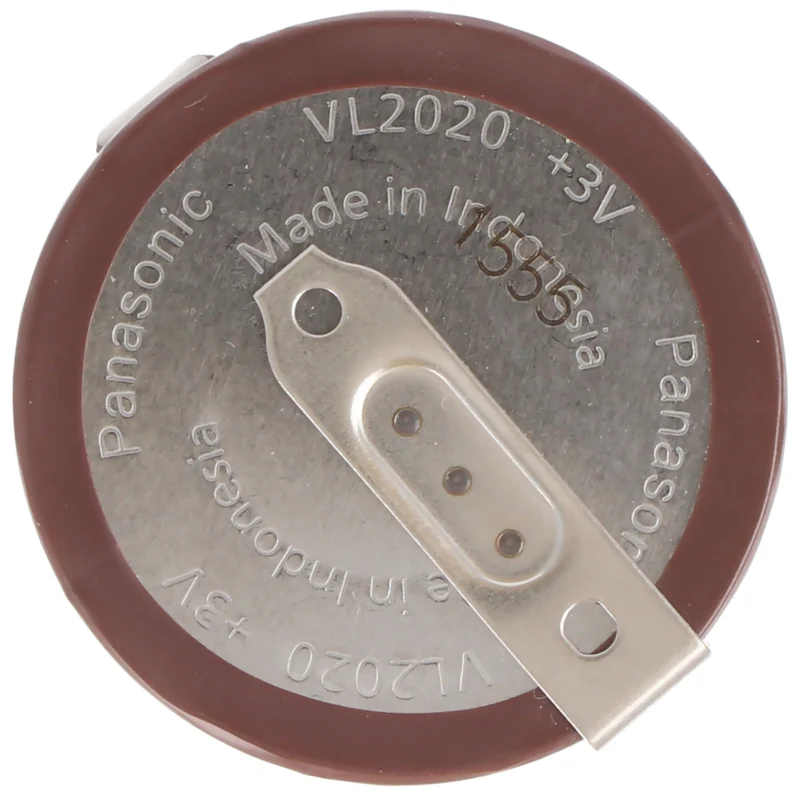 Panasonic VL2020-1HF Knopfzelle Vanadium-Lithium Akku aufladbar, mit Print Lötfahne