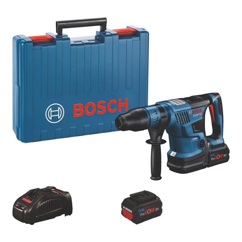 Bosch GBH 18V-36 C Professional Akku Bohrhammer 18 V 7 J SDS max ( 0611915003 ) Brushless + 2x ProCORE Akku 5,5 Ah + Ladegerät + Koffer
