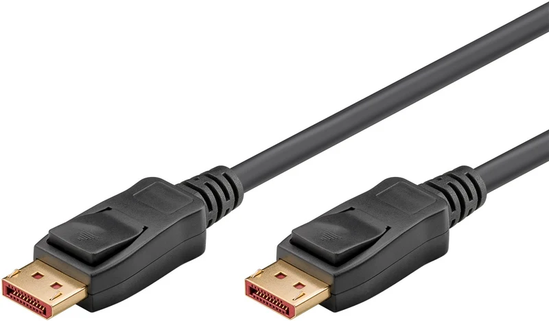 Goobay DisplayPort™-Kabel 2.1, zertifiziert, 80 Gbit/s, 1,0m - 16K/60Hz, 8K/120Hz, 4K/240Hz