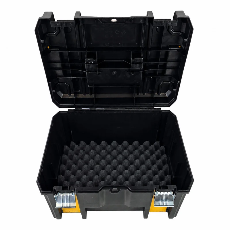 DeWalt TSTAK II+ Werkzeug Systemkoffer 440 x 330 x 240 mm Stapelbar + Universal Einlage