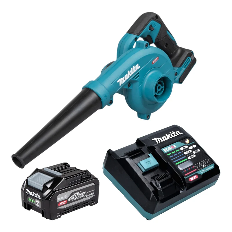 Makita UB 002 GU101 Akku Gebläse 40 V max. + 1x Akku 4,0 Ah + Ladegerät