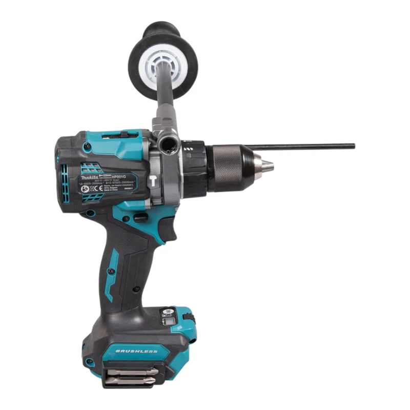 Makita HP 001 GU101 Akku Schlagbohrschrauber 40 V max. 140 Nm Brushless + 1x Akku 4,0 Ah + Ladegerät