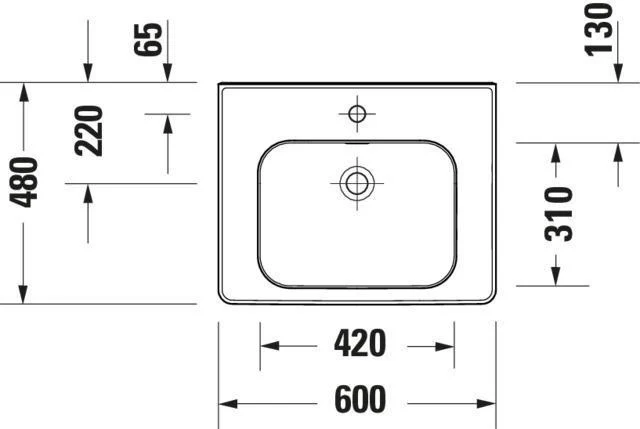 DURAVIT MWT Soleil by Starck, Weiß mit ÜL, mit HLB, 1 HL