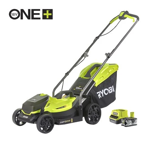 RYOBI RLM18X33B40 Brushless Akku-Rasenmäher 1x 4,0 Ah Akku und Ladegerät