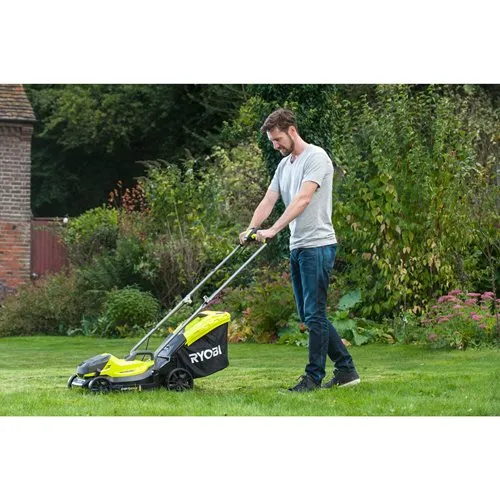 RYOBI RLM18X33B40 Brushless Akku-Rasenmäher 1x 4,0 Ah Akku und Ladegerät